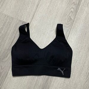 Puma Black Sports Bra